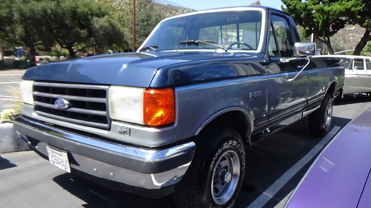 Тест-драйв Ford F150 4X4 1987 года в автосалоне Laguna Classic Cars, Лагуна-Бич, Калифорния