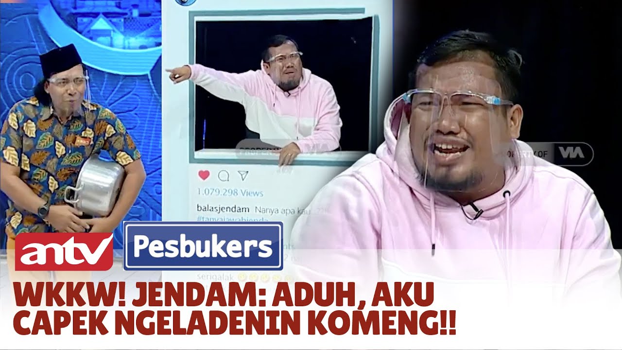 Gak Kuat, Jendam Nyerah sama Komeng!! | BEST CUT PESBUKERS ANTV
