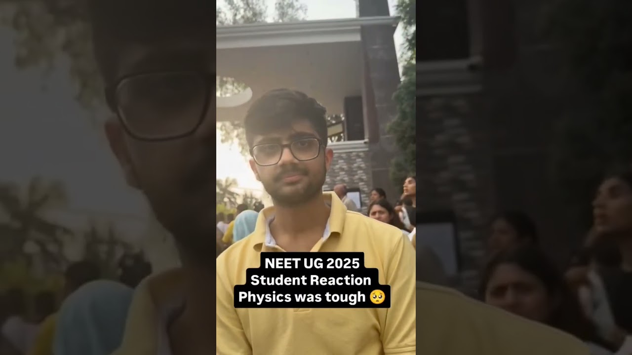😱 Physics was tough!! Student Reaction | NEET UG Exam 2025