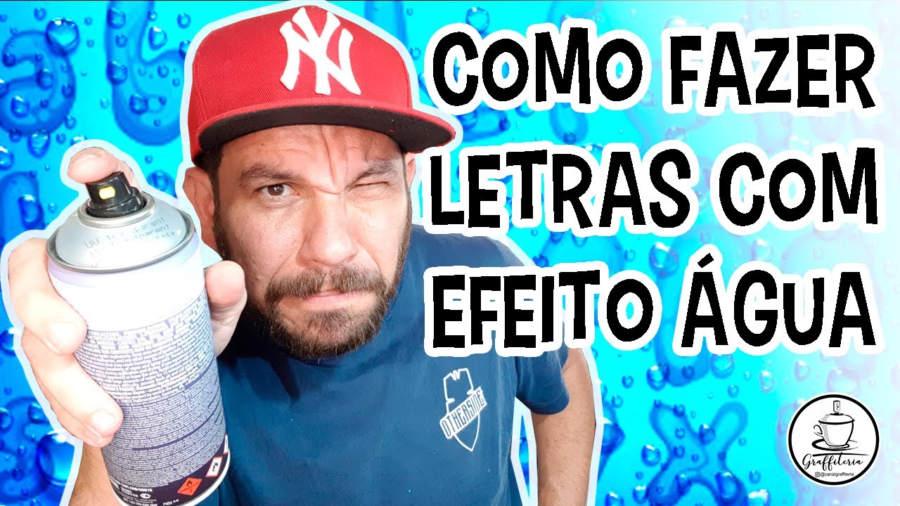 Como fazer letras de graffiti com efeito água