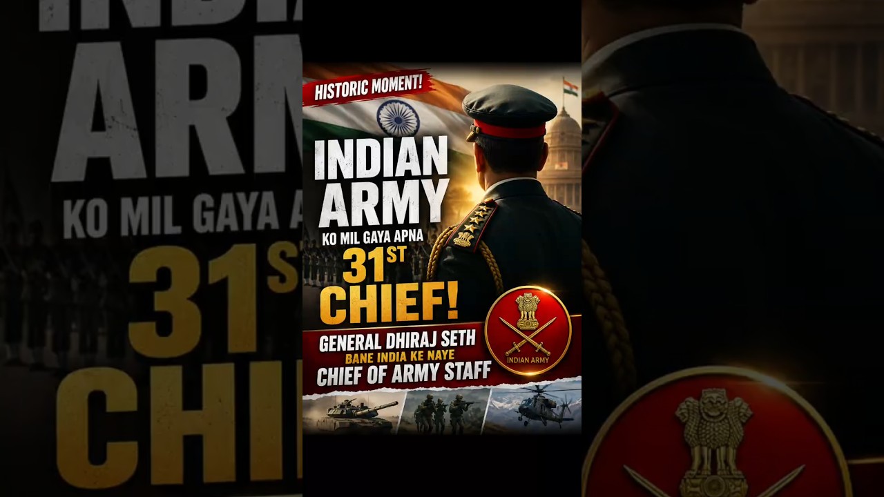 Meet Gen. Dhiraj Seth &mdash; India's 31st Army Chief 💪