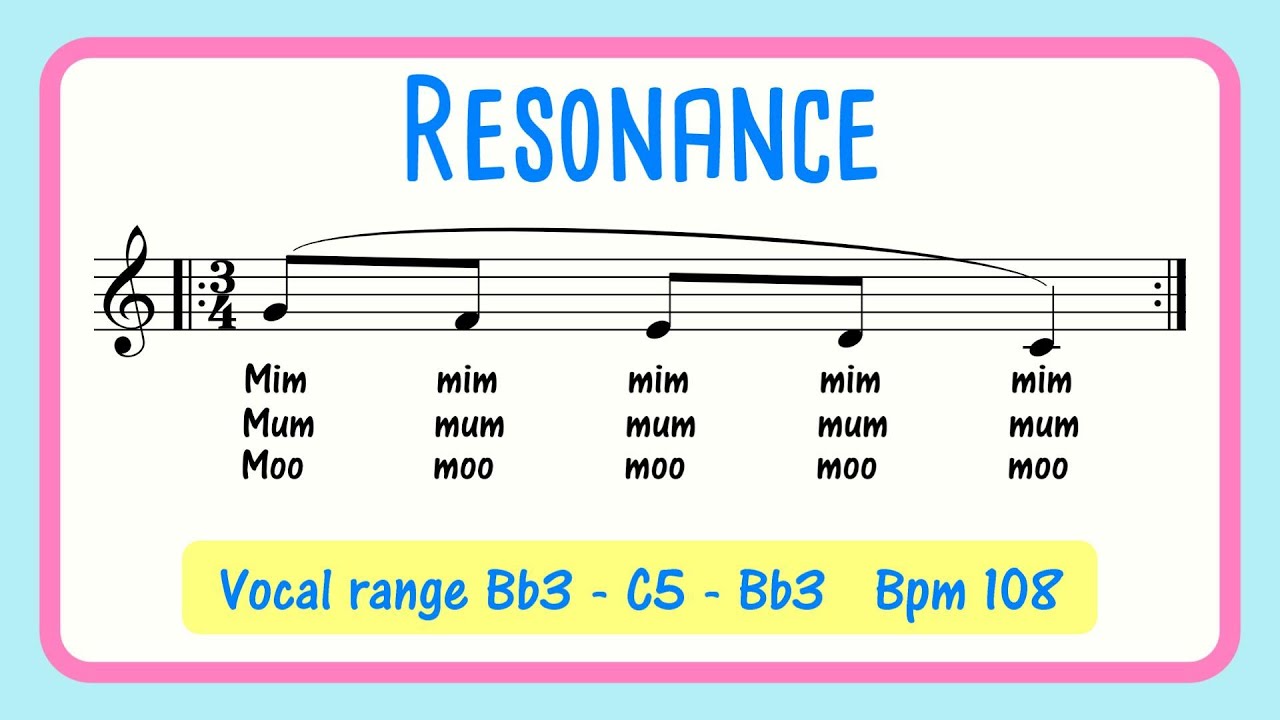 Tone Up Your Voice with THIS Simple Resonance Exercise - Mim Mum Moo