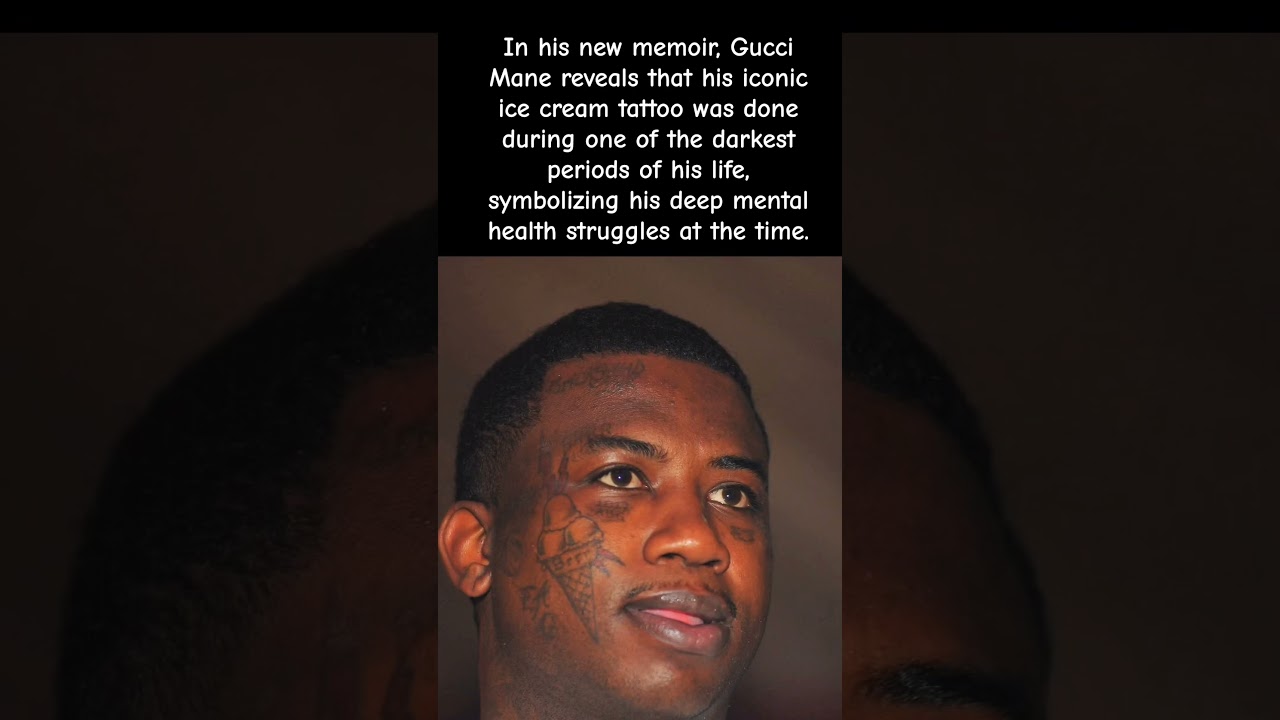 Gucci Mane Reveals the DARK Truth Behind His Ice Cream Tattoo! #guccimane #tattoo #shorts #viral