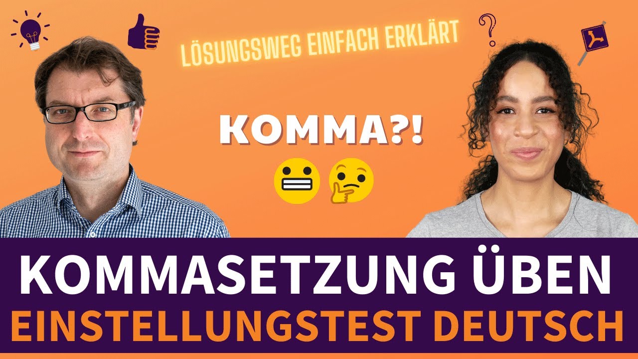 Kommasetzung üben | Sprachverständnis #deutschlernen #einstellungstest  (2026)