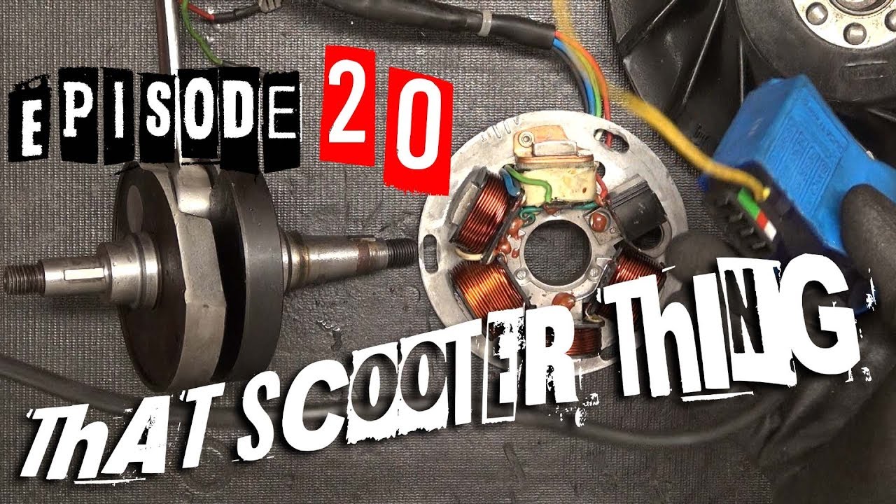 TST Ep. 20 - Vespa Rally 200 Full Build, Part 4: 12V Conversion, PX Crankshaft