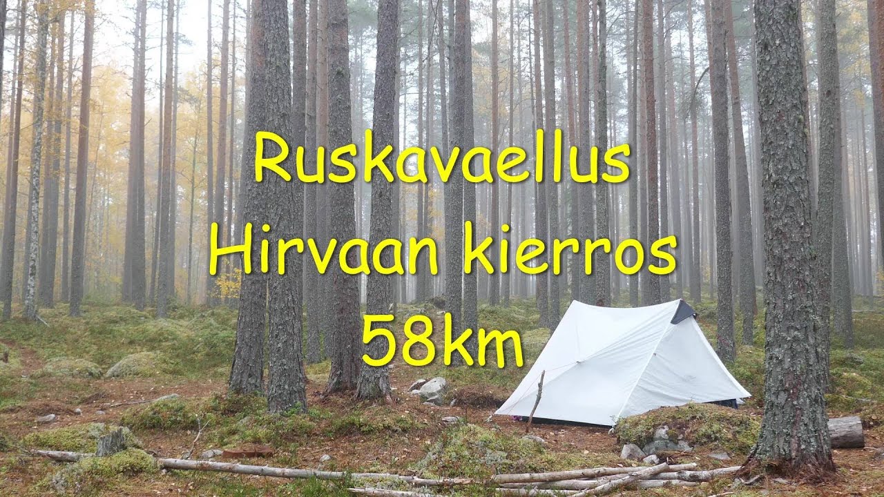 Ruskavaellus |Hirvaan kierros 58 km | Salamajärven kansallispuisto