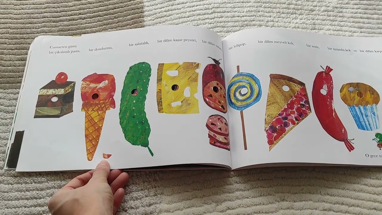 Aç Tırtıl🐛🦋-Eric Carle-Mavi Bulut- Sesli masallar resimle masallar resimli hikaye sesli hikaye