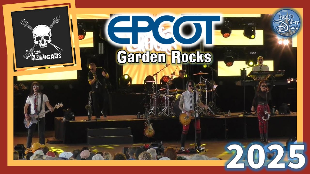 The Hooligans (aka Command Performance) Rock EPCOT Garden Rocks 2025