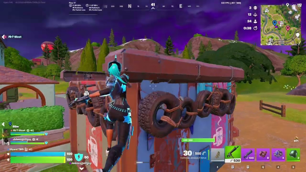 Fortnite ZB KPop Trios Victory with @Johnnygolfguy and @MrT-West