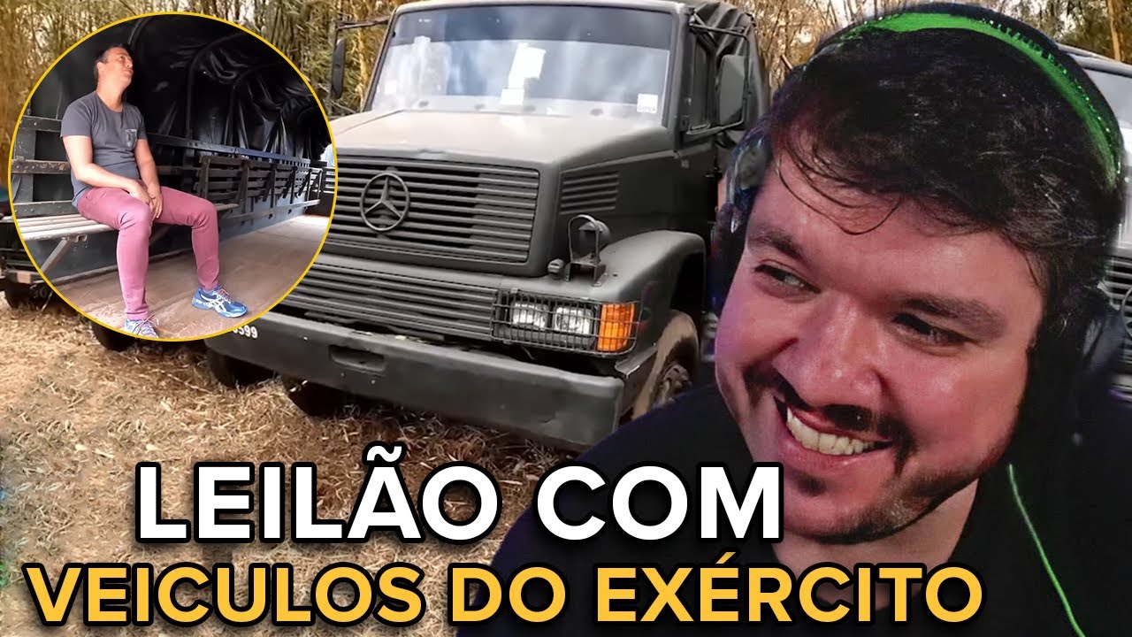 GAULES REAGE A LEILÃO DE VEÍCULOS DO EXÉRCITO BRASILEIRO | CORTES DO GAULES