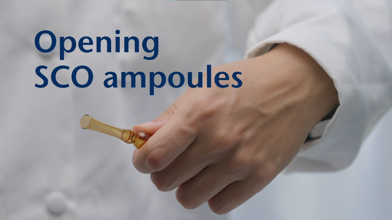 How to open an ampoule - SCHOTT Pharma SCO Ampoule