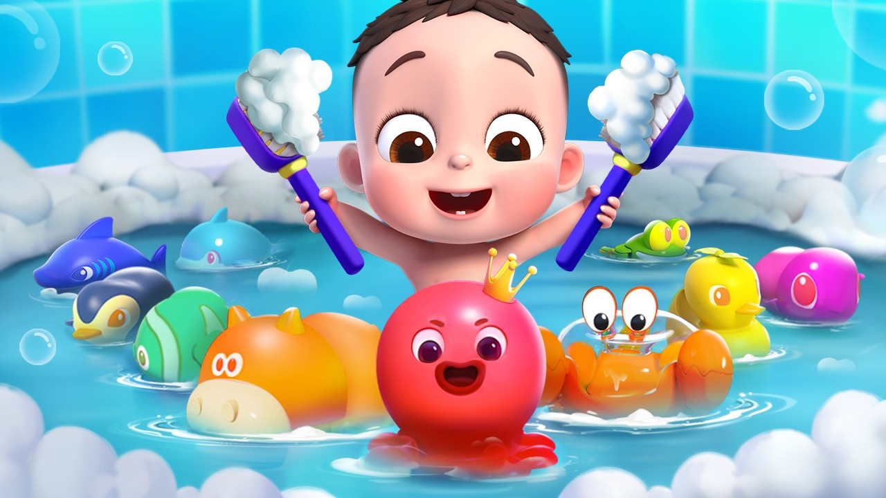 🔴【LIVE】Bayi Mandi Sambil Belajar Berhitung🔢| Lagu Mandi🛁 | Lagu Belajar | LiaChaCha Bahasa Indonesia