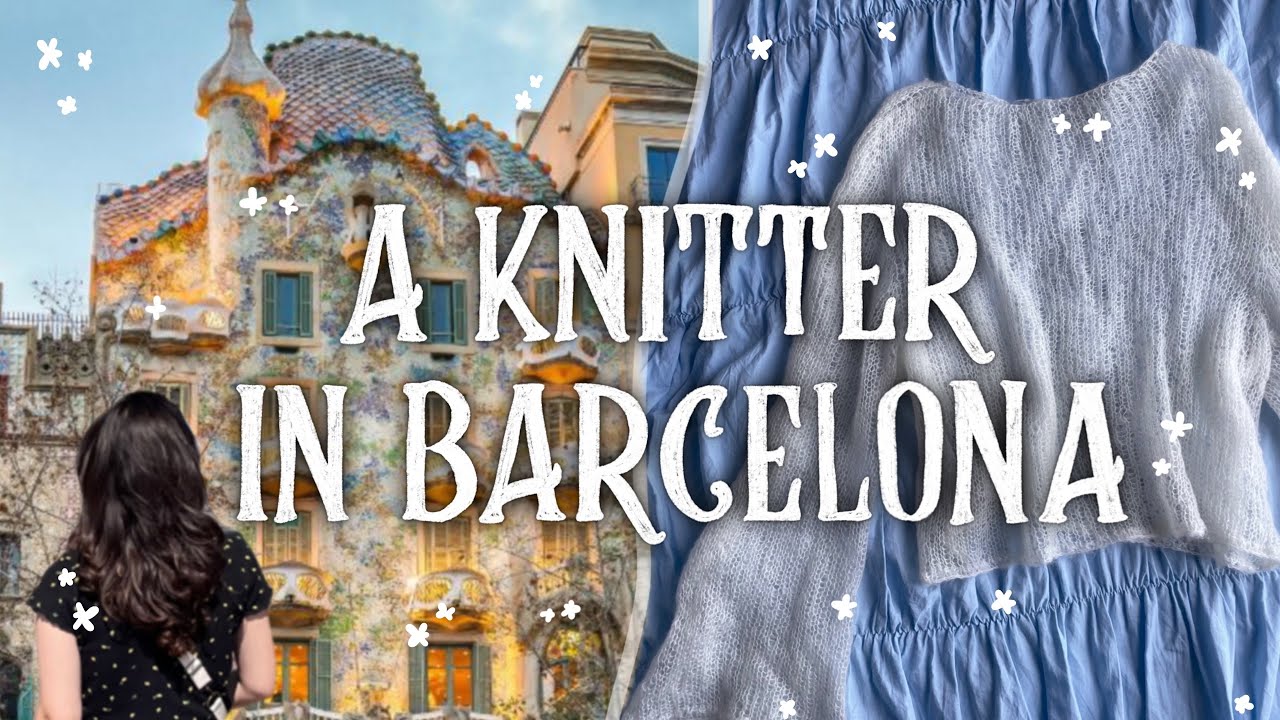 A Knitter in Barcelona | basically an eating show, spanish yarn, beach + more | Woozy By Céline