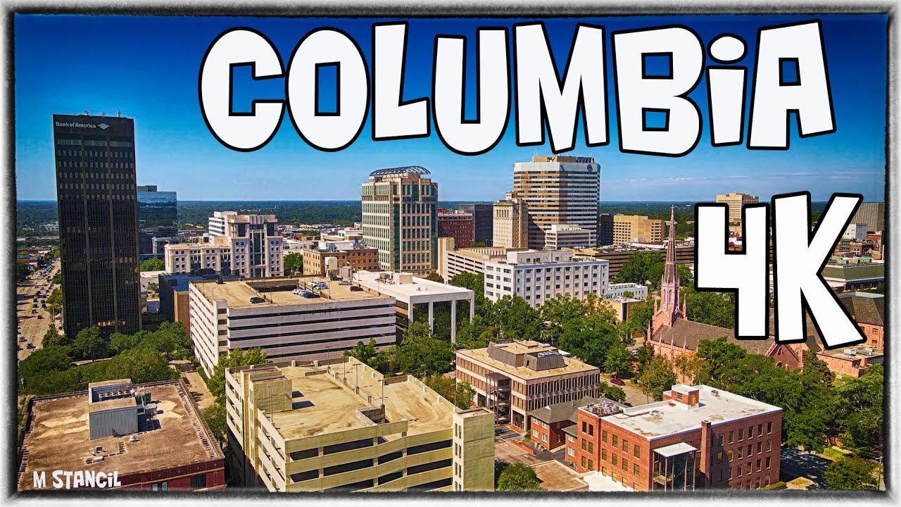 Columbia SC 4K /South Carolina's Capital  (DJI Mavic Air 2 Drone Footage) The Soda City!!