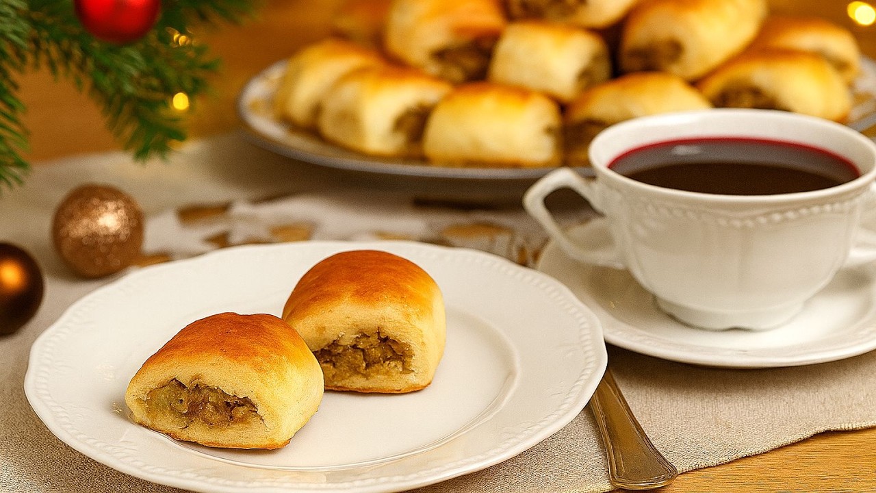 Znakomite paszteciki z kapustą i pieczarkami 🎄 Pyszne paszteciki z pieczarkami