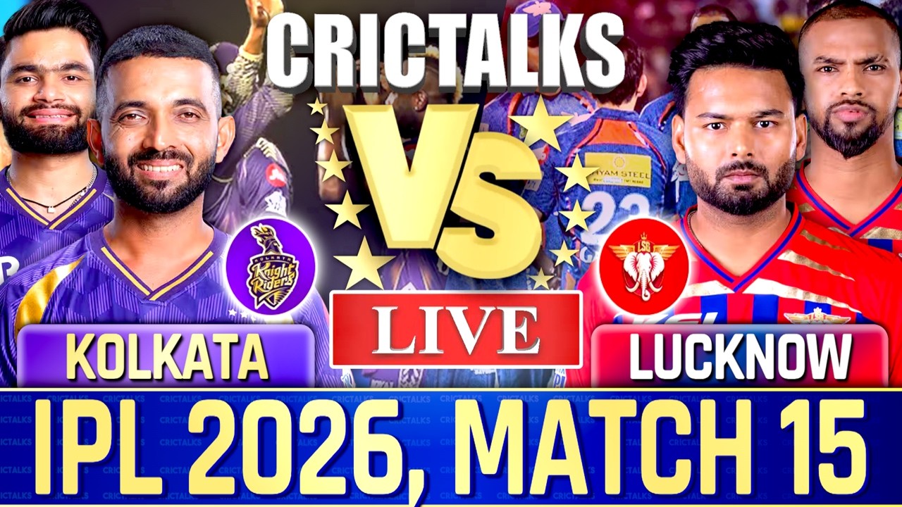 🔴 Kolkata vs Lucknow, Live Match Today | IPL 2026 Live Commentary, KKR vs LSG Live Score