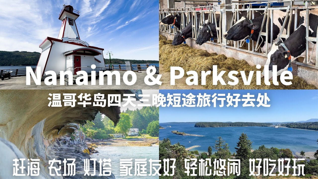 Nanaimo & Parksville 四天三晚行程分享｜渡轮，农场，赶海全体验