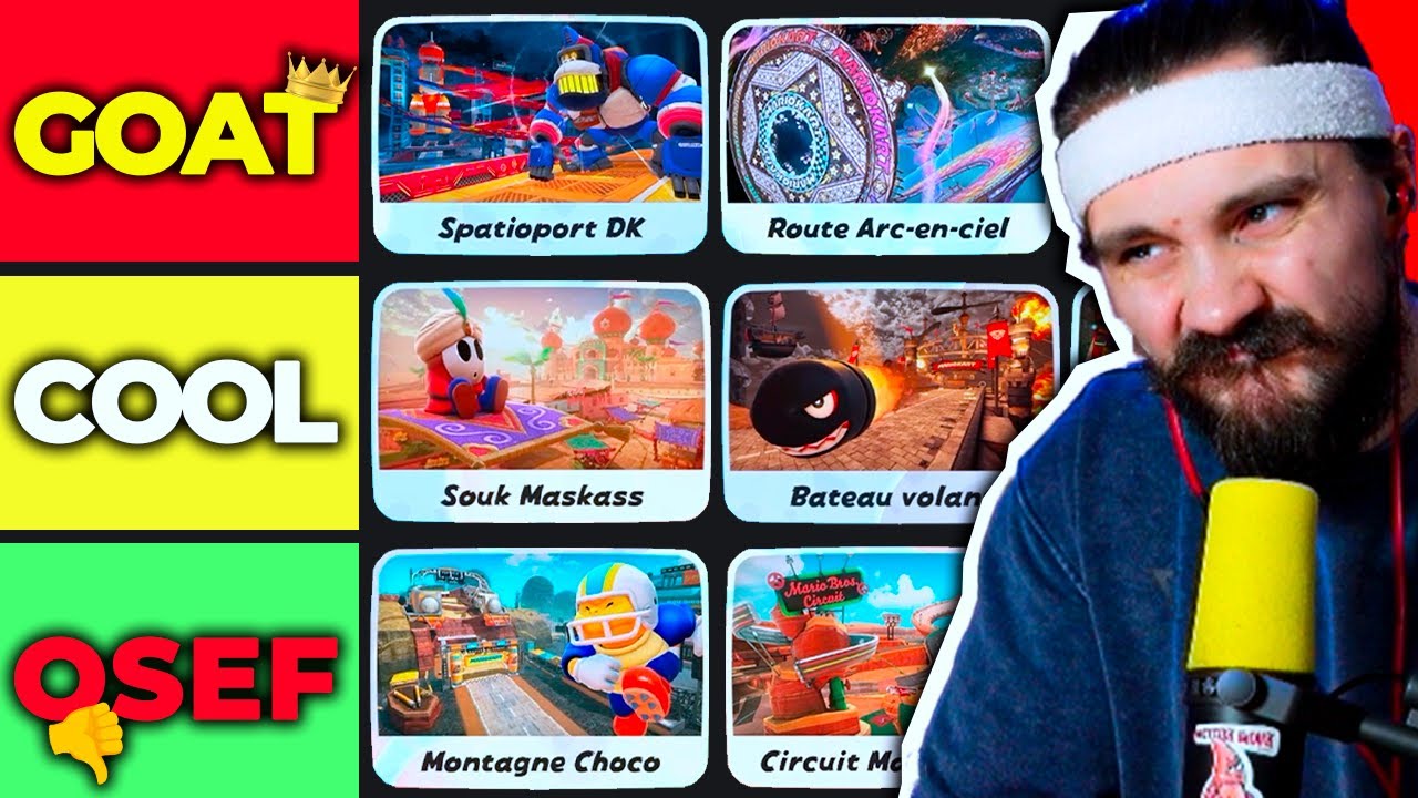 Tier List de TOUTES les maps de Mario Kart World !