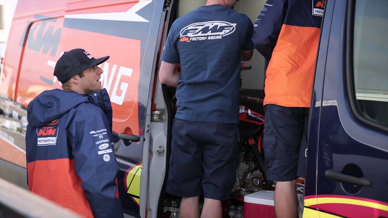 Ivan Ramirez before Baja 500 2013 -Testing the KTM race bike