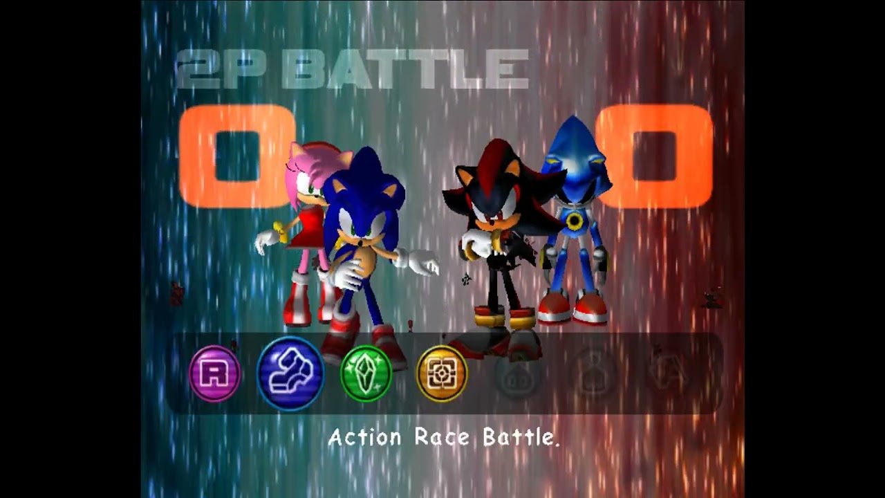 SONIC ADVENTURE 2: BATTLE | GameCube | 2 Player All Modes Gameplay