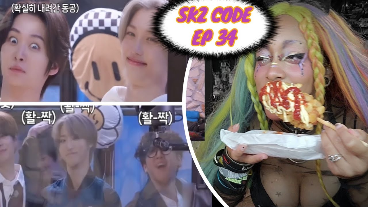 EMO GIRL REACTS｜ Time Out #1 MT Part 1｜[SKZ CODE] Ep.34  + FIRST MUKBANG REACTION