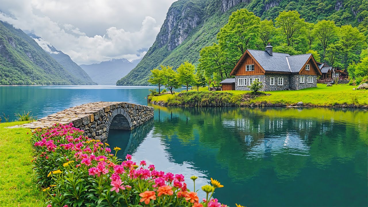 Мягкая музыка успокаивает нервную систему и освежает душу 🌿 Музыка лечит сердце и разум