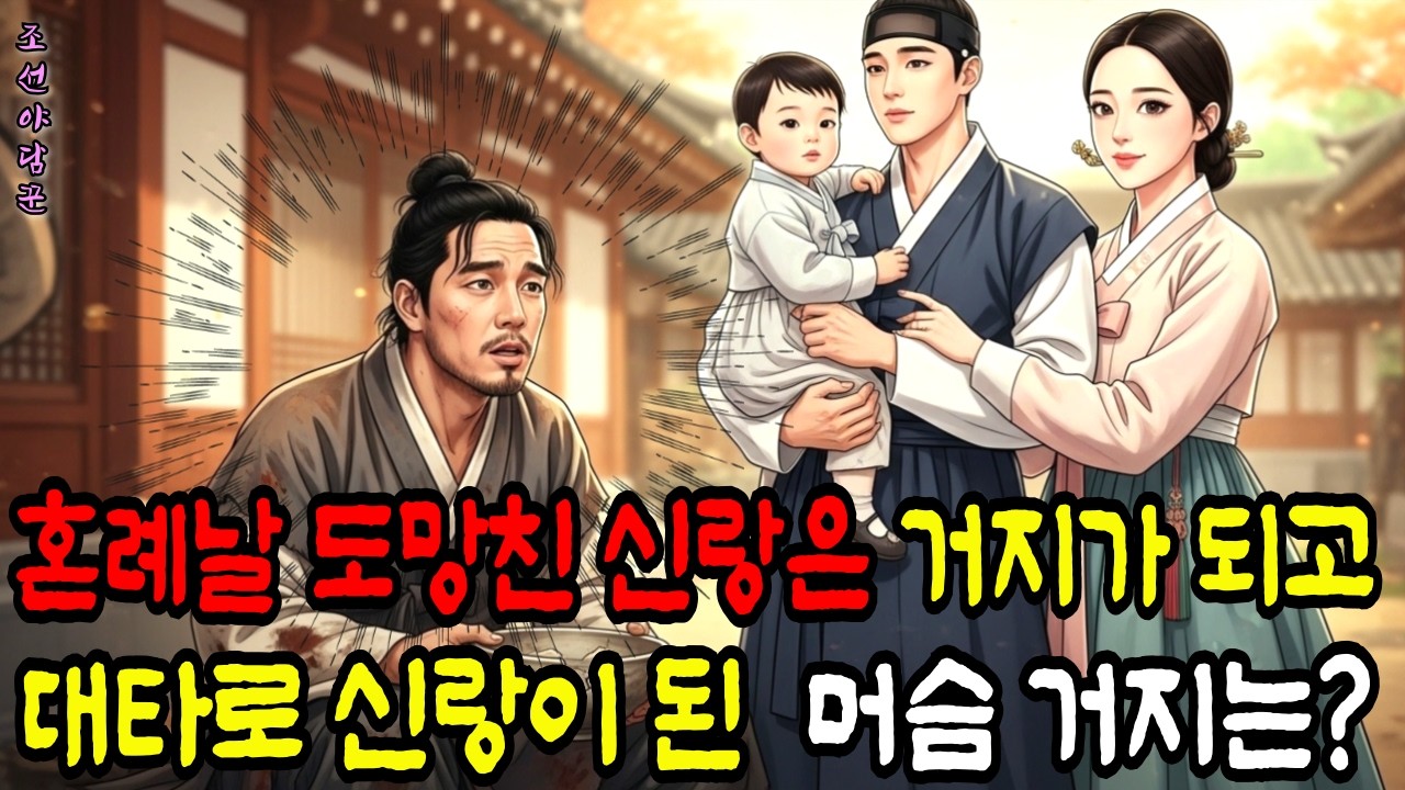 신부 얼굴 보고 도망친 신랑은 거지가 되고, 대타로 선 지혜로운 고아는 만석꾼이 된 기막힌 사연은?