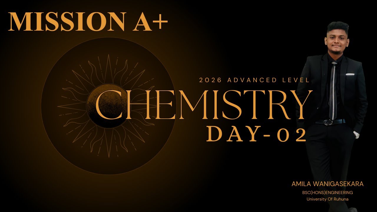2026 A/L CHEMISTRY - DAY 02