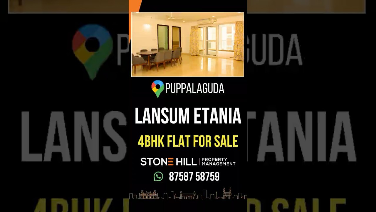 Lansum Etania Luxury 4BHK Flat For Sale - Puppalaguda