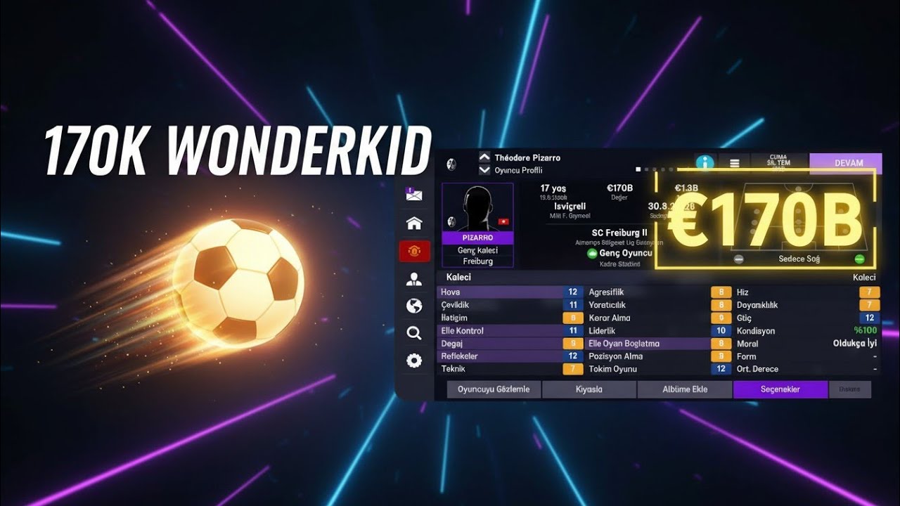 FM26 Mobil | En Gen&ccedil; Wonderkidler! ⚽ Geleceğin Yıldızları Burada