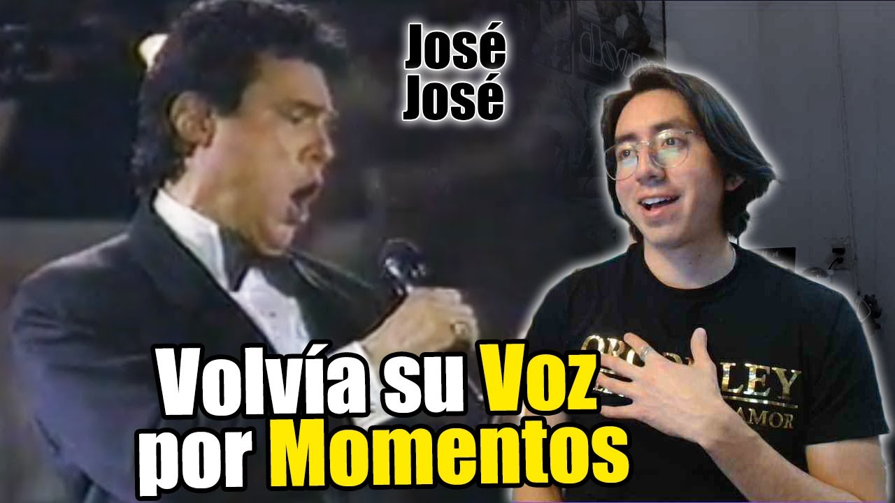 Un JOSÉ JOSÉ Adulto Cantando sus ÉXITOS de JOVEN | Popurrí 70's | Reacción & Análisis Vocal