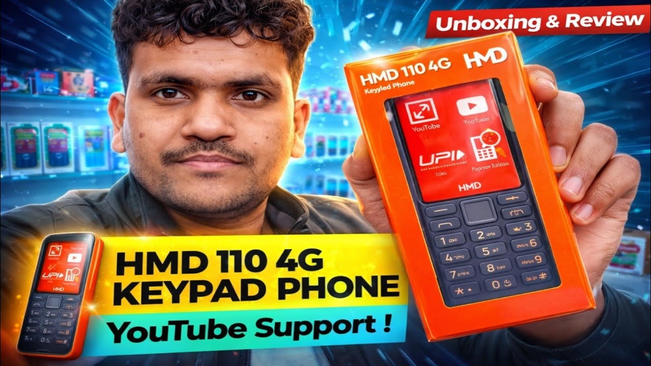 HMD 110 4g keypad Phone Unboxing & Full Review ⚡ New Keypad 4G Phone 🔥🔥