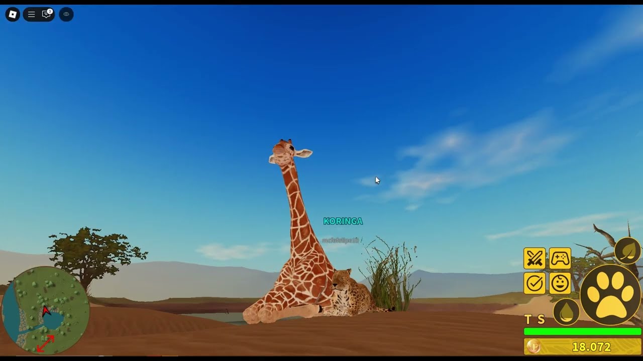 jirafa africana I SAVANNAH LIFE ROBLOX