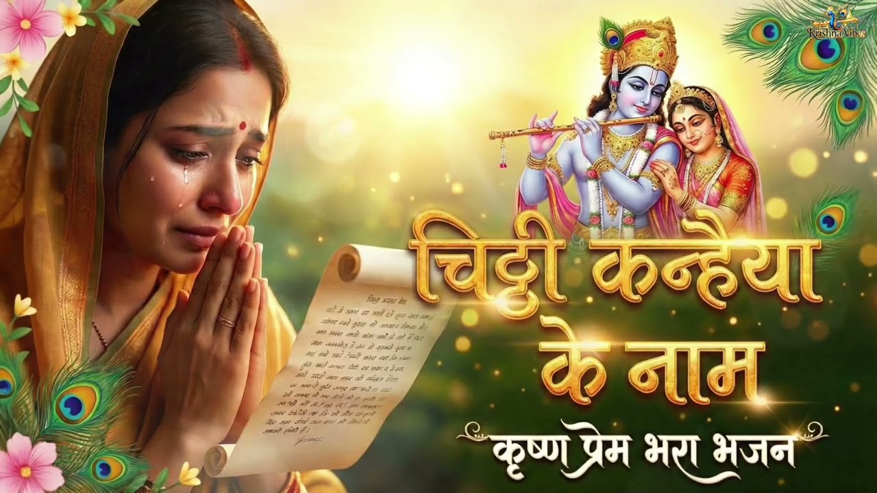 चिट्ठी कन्हैया के नाम ❤️| Heart Touching Krishna Bhajan | Emotional Bhakti Song | राधा कृष्ण भजन