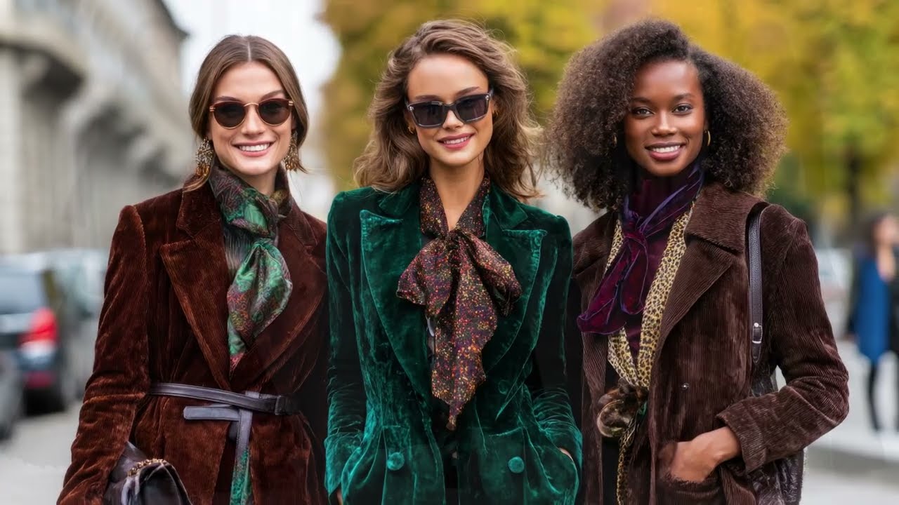 Elegant Autumn Fashion 2025 | Chic Brown Outfits & Milan Fall to Winter Trends
