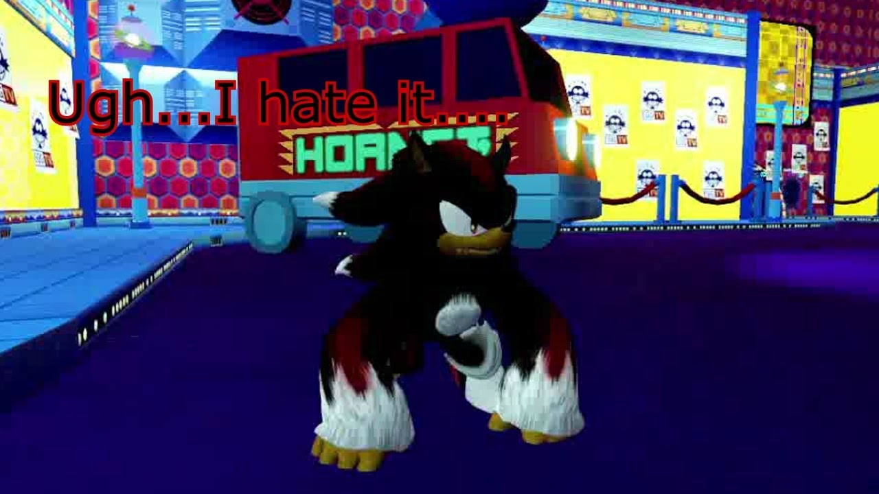 Shadina Meets Werehog Shadow at Studiopolis - VRChat