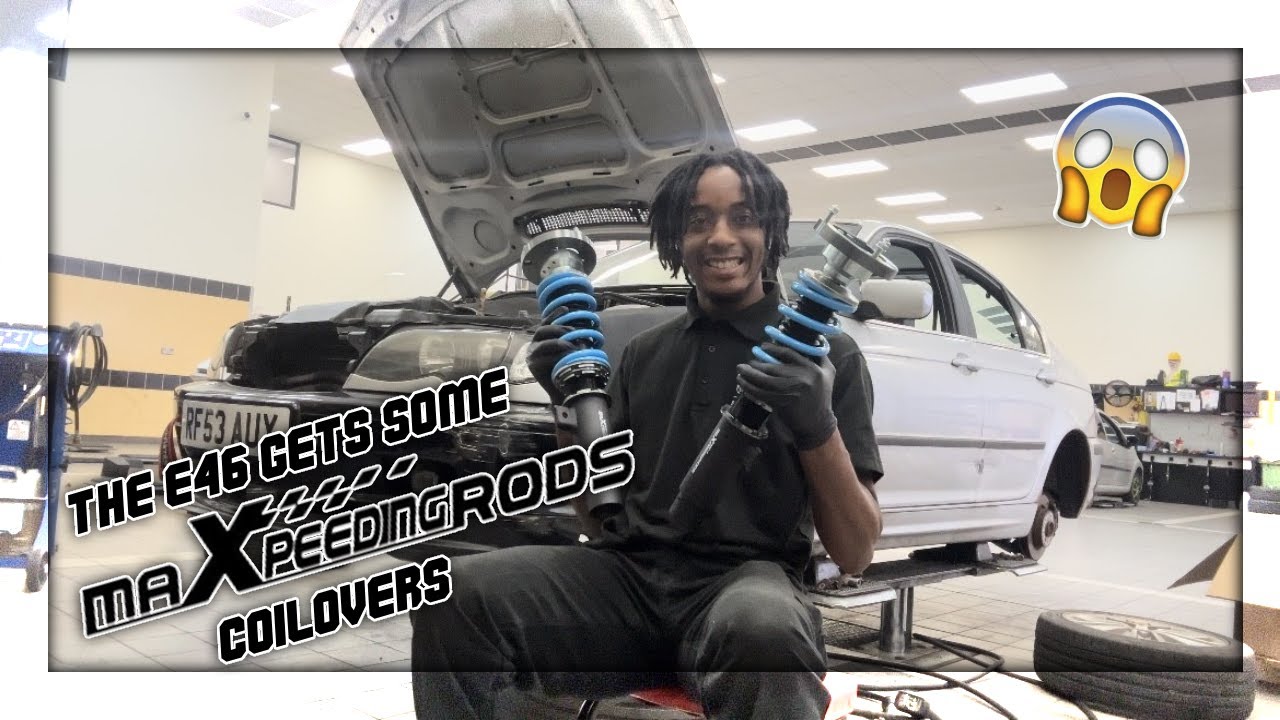 How to Install MAXPEEDINGRODS Coilovers on an E46 Drift Car?! - EP12
