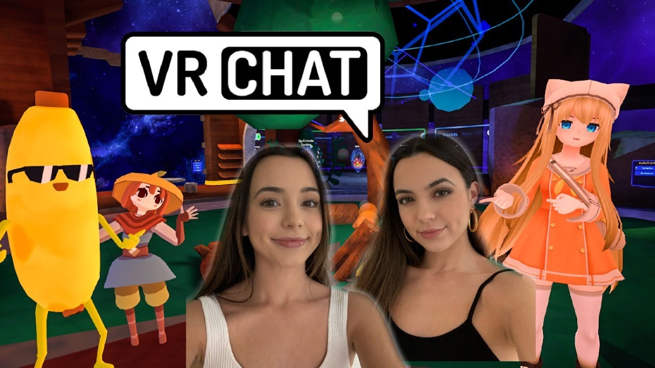 playing VR CHAT...