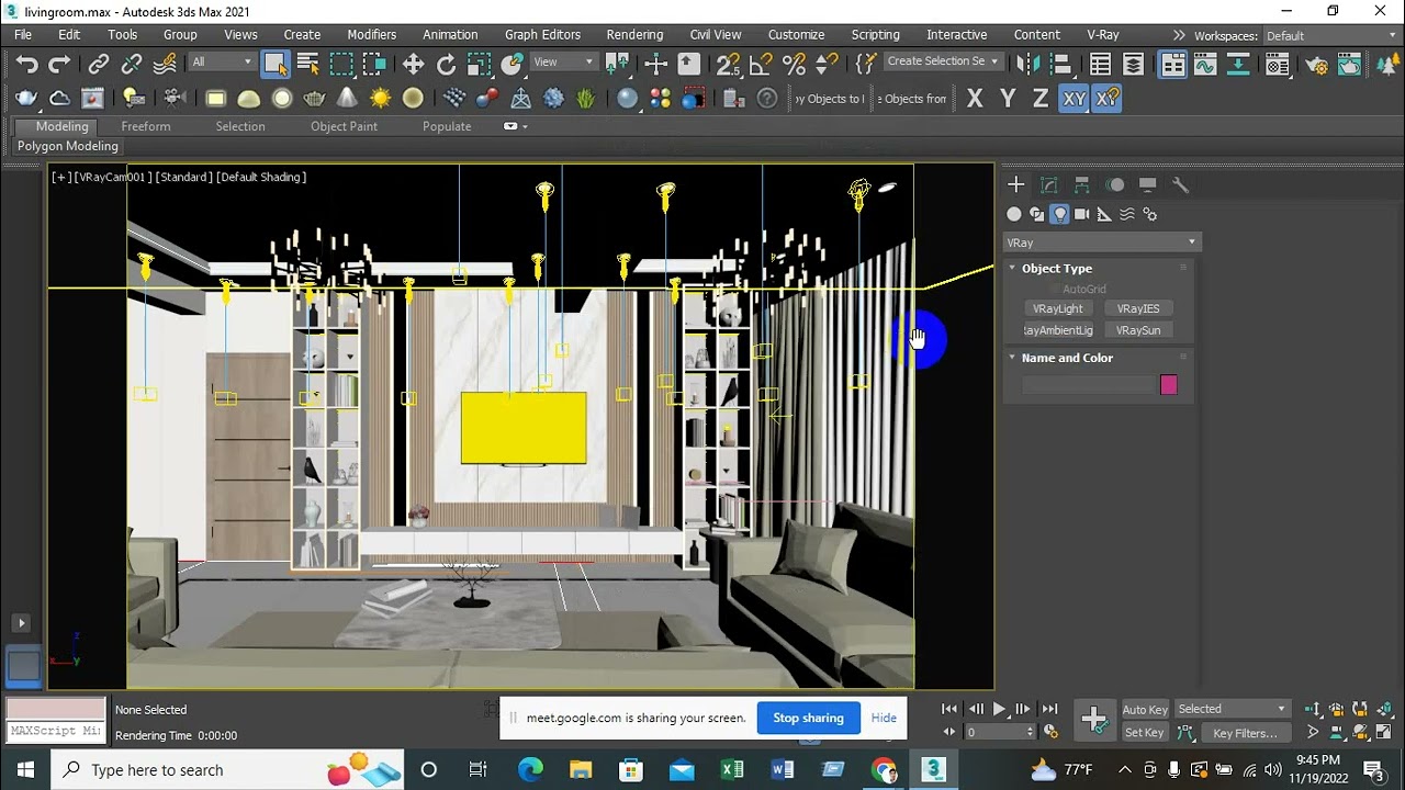 3ds Max with V-Ray Live Class Course - Class 11 #3dsmax #3d