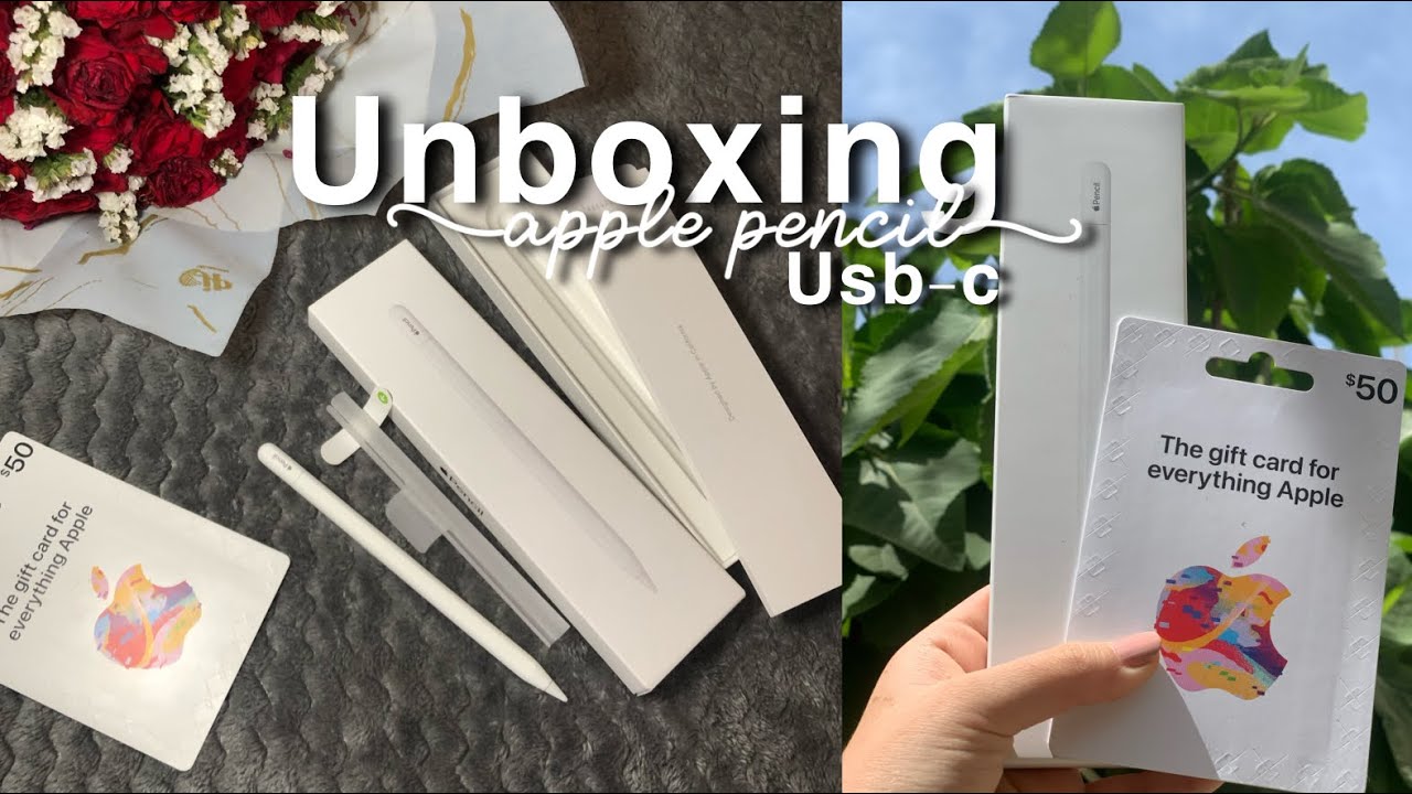 Apple pencil unboxing *ASMR*Usb-c!!🫶🏼🌺🌅🦜🌊|| Eid gift || toca boca ||#tocagohar #kidsgames