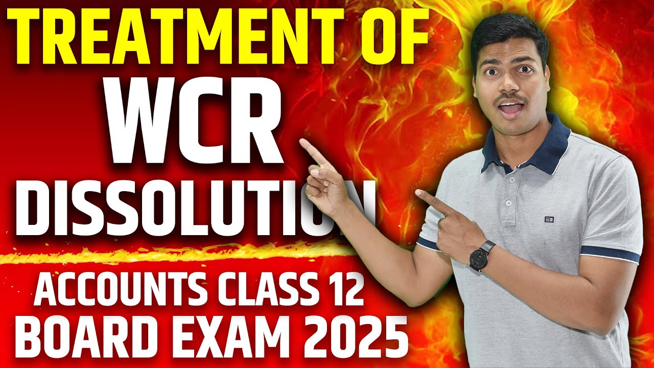 Treatment of Workmen Compensation Reserve | Dissolution of Firm | Class 12 Accounts Board exam 2025