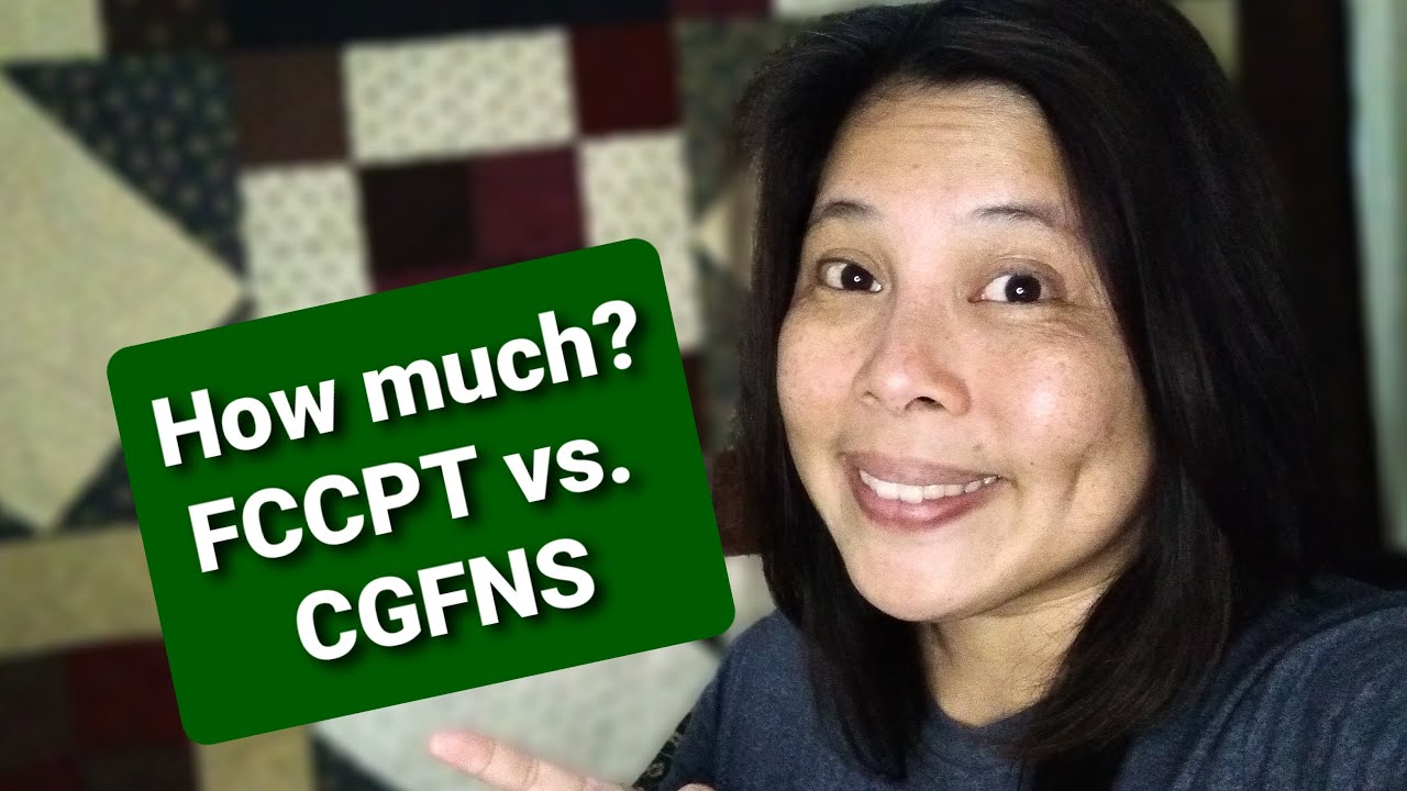 FCCPT vs  CGFNS application fees