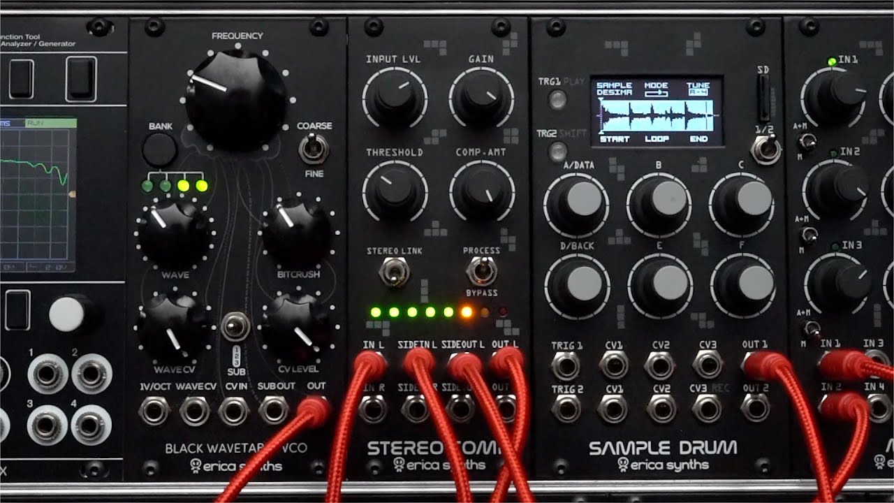 Erica Synths Stereo Compressor sound demo