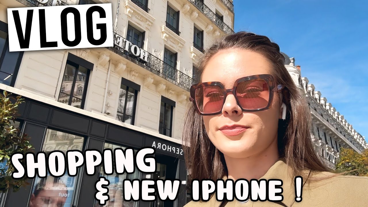 VLOG • rangement, shopping et nouveau téléphone !