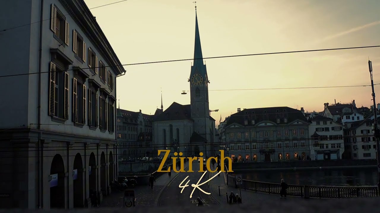 Zürich evening impressions 4K