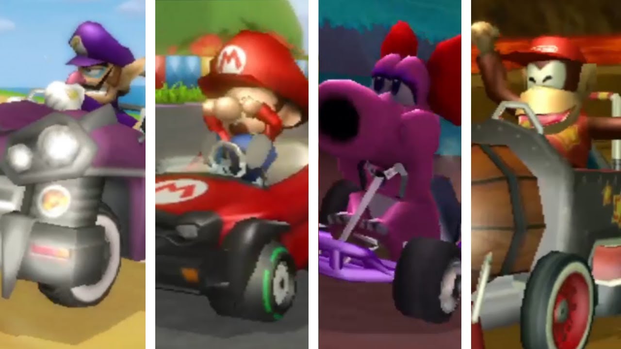 Mario Kart Wii Deluxe - All Characters Losing Animations (9th Place)