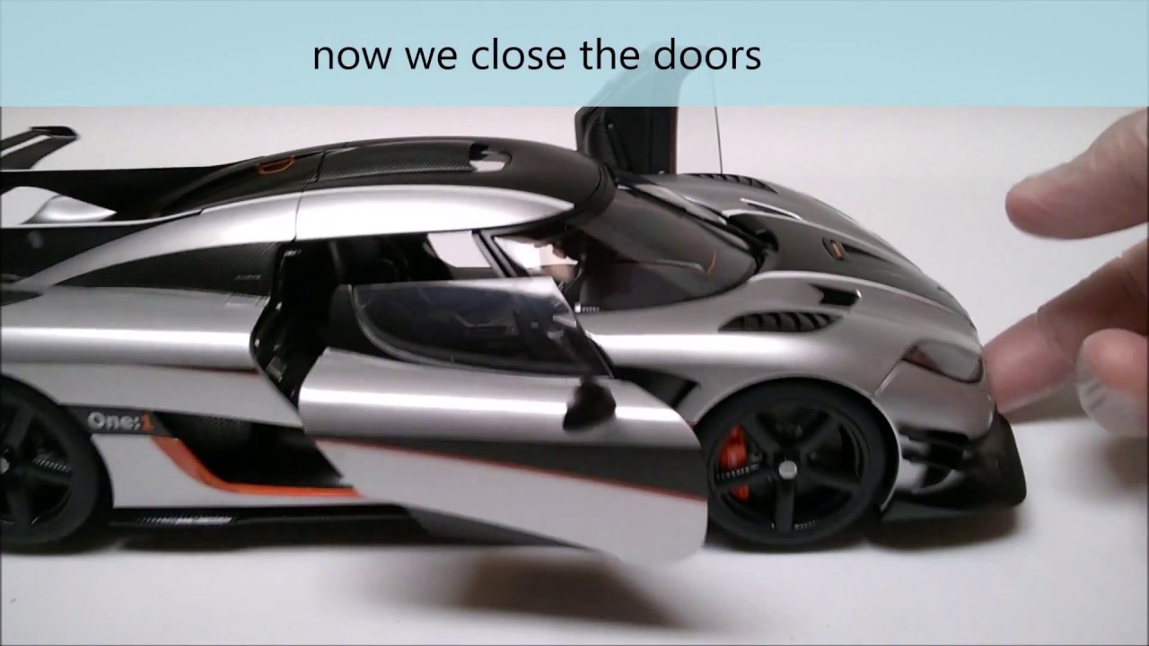 How to safely open  doors, hood and roof  to prevent damage Koenigsegg One:1 