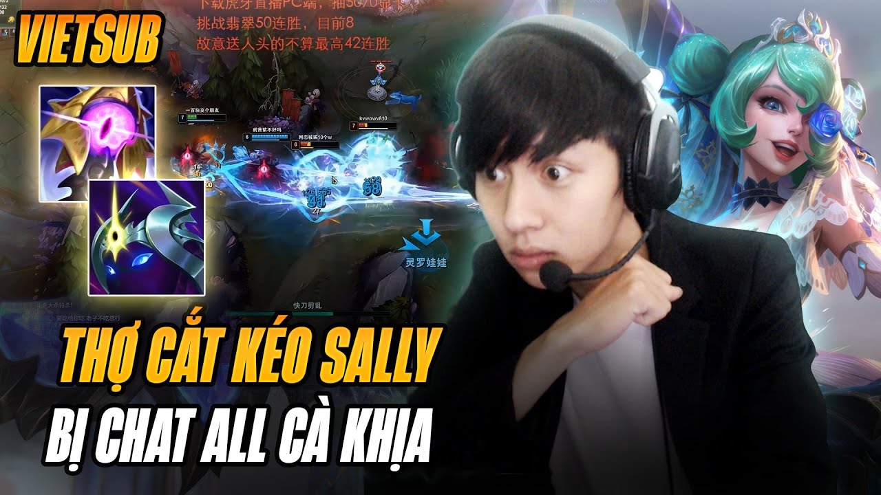 (Vietsub) Gwen Của Sally Kéo Rank Tiểu Muội Yuumi Bị Đối Thủ Chat All Cà Khịa Và Cái Kết Như Phim