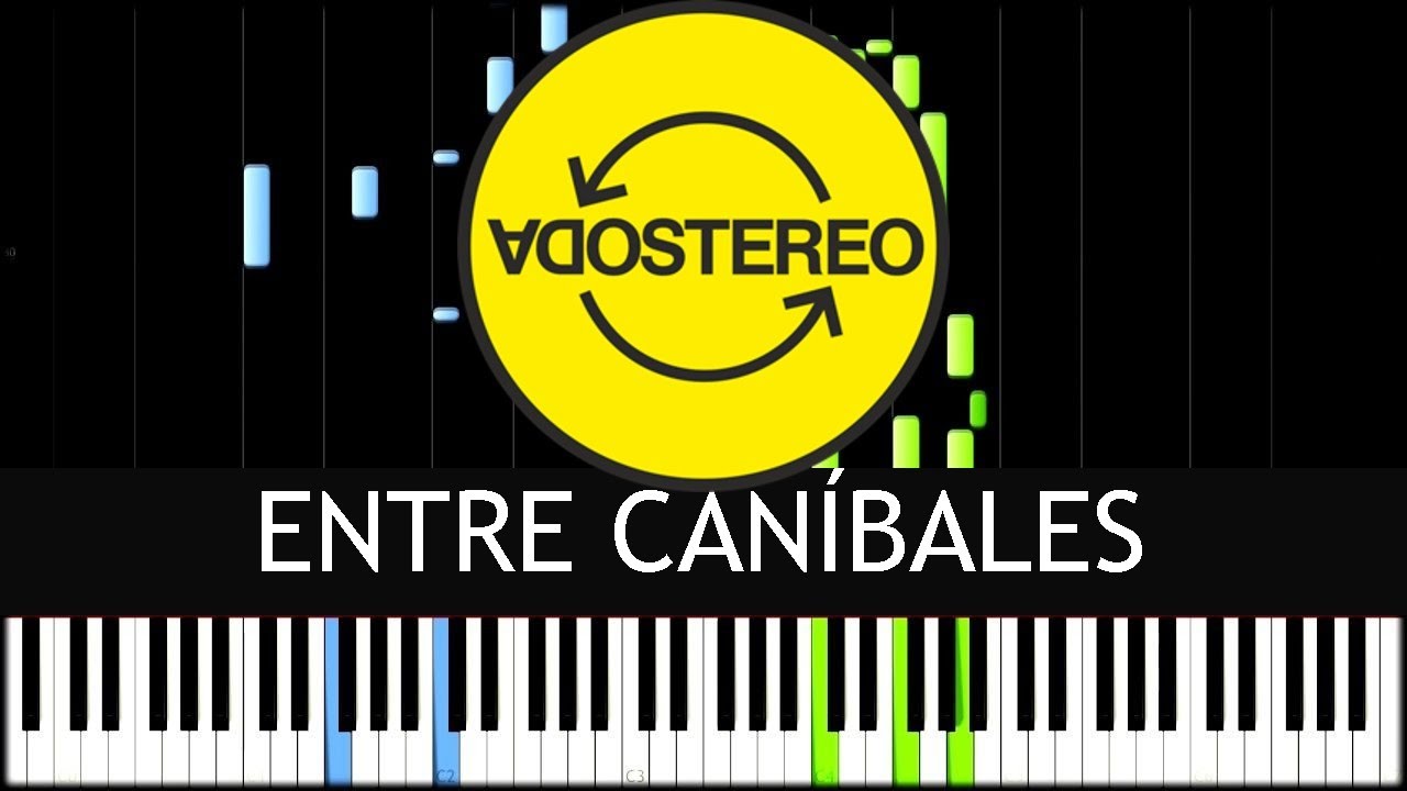 Soda Stereo ➡ Entre caníbales 🎹 PIANO TUTORIAL | PARTITURA DISPONIBLE