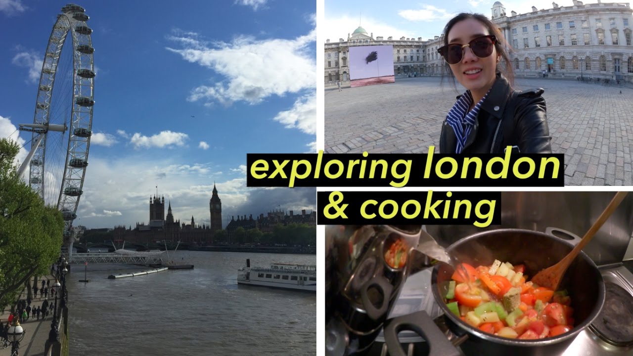 Exploring London, Cooking Veggie Soup, & Tasting British Snacks